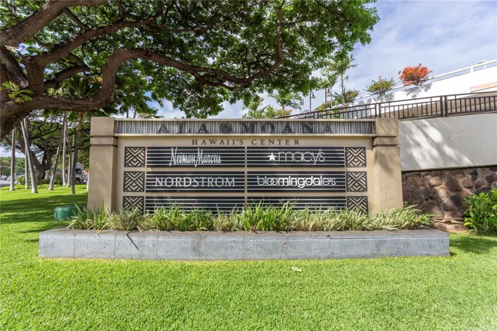 Located Near Ala Moana Shopping Center, Ala Moana Beach Park, and Waikiki