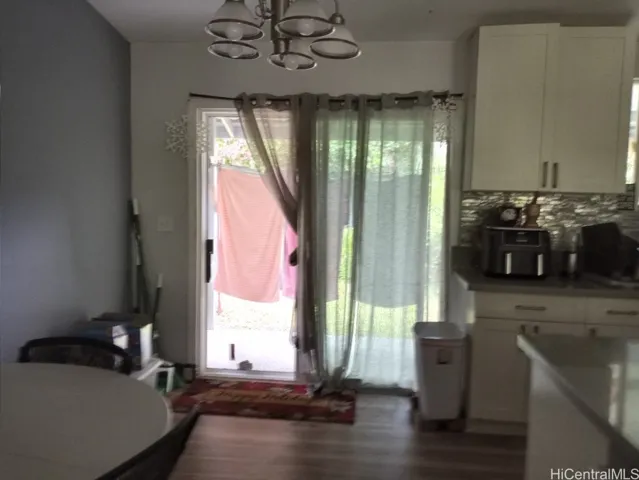 Sliding glass door to patio
