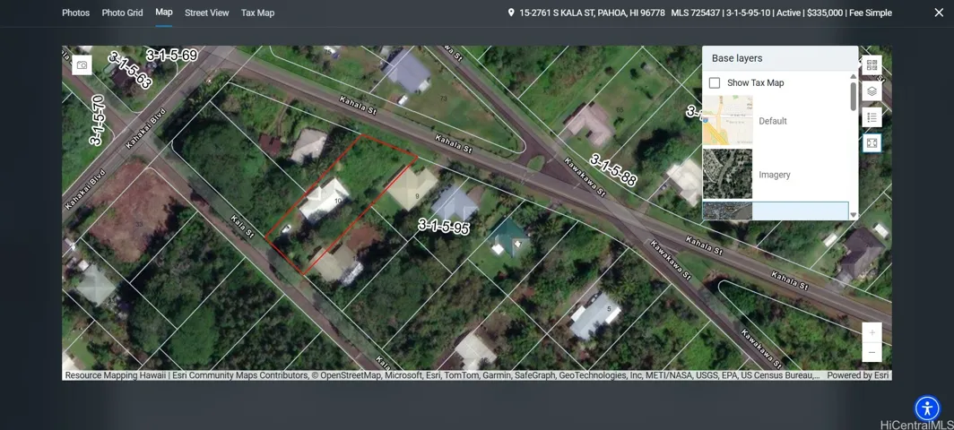 Oversized lot spans 2 streets. Ideal for adding an ADU. (Lines are approximate)