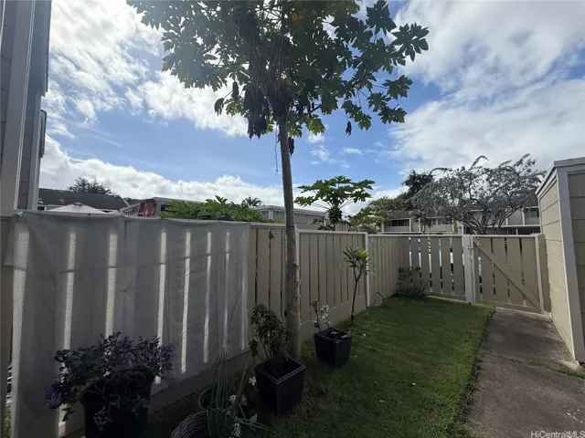 Front yard of the house.