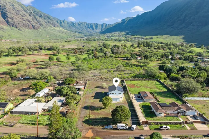Aerial photo - no neighbors in the back and a beautiful mountain backdrop
