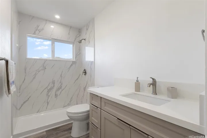 upstairs bathroom 2 with walk-in shower