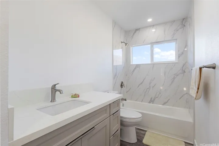 upstairs bathroom 1 - everything is brand new!