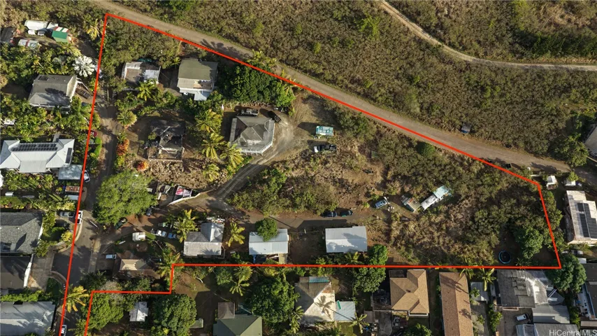 This is the outline of BOTH Parcels (being sold together).