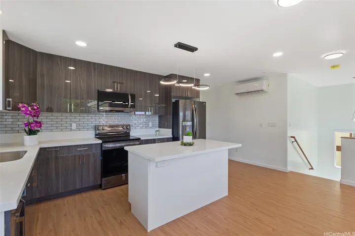 Split AC in the Kitchen and Dining Upstairs