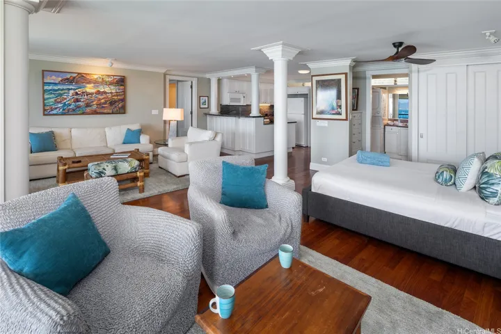 Open concept living allowing natural light and air flow throughout.