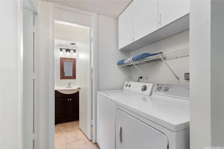 Full laundry area