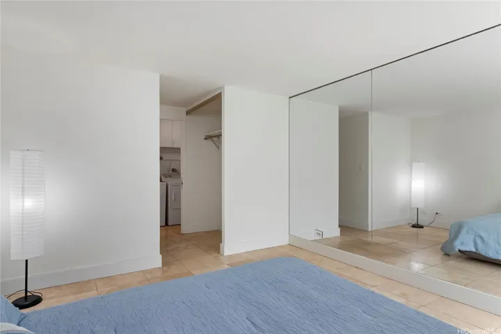 Bedroom with closet