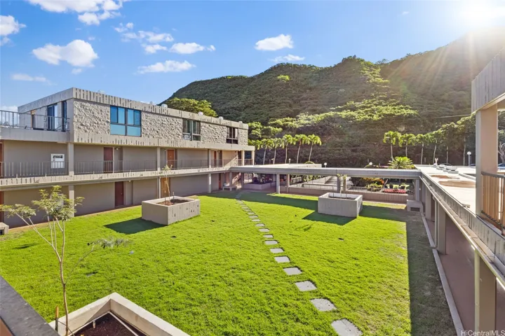 Front enty court yard