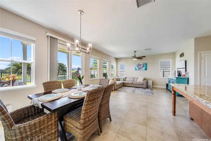 Golf Course views with so much natural light