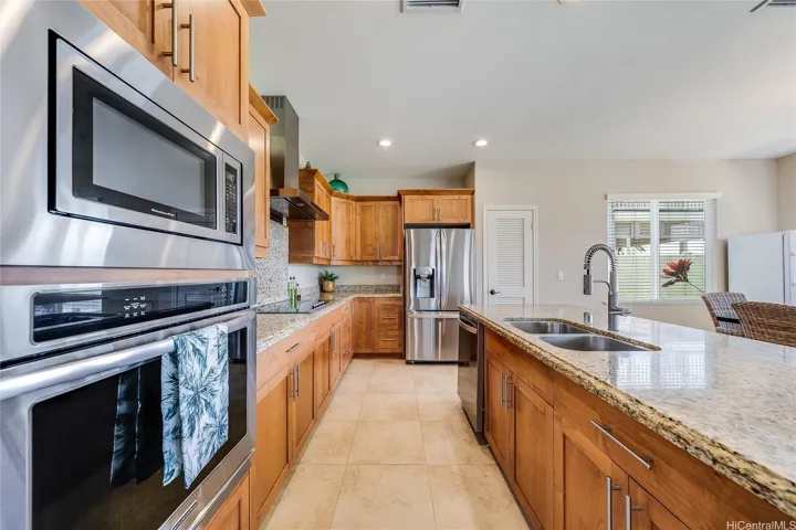 Kitchen designed for
entertaining