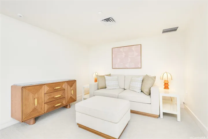 Den with sofa bed