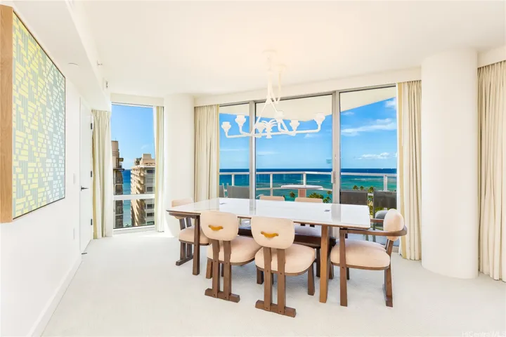 Dining area with Ocean View