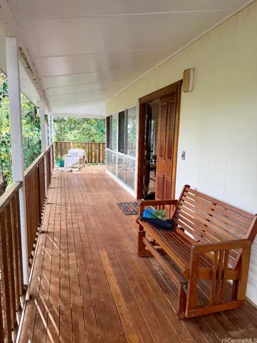 Front Wraparound Porch and Front Door Area