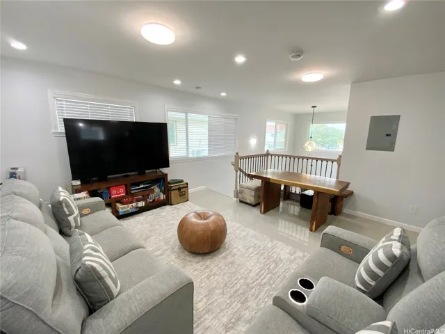 Large living/family room upstairs.
