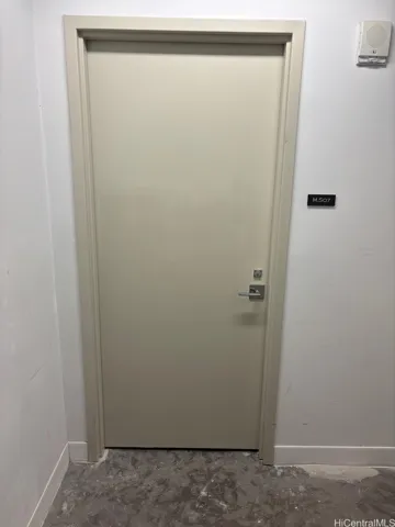 Secured entry door that gets you to your storage unit.