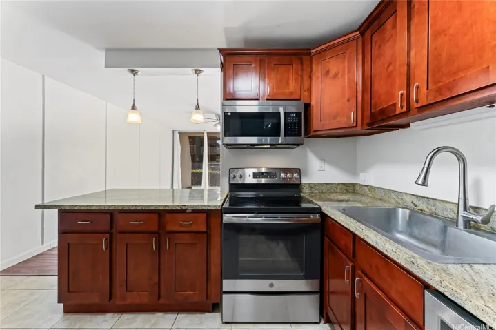Another kitchen showcasing its functional island.