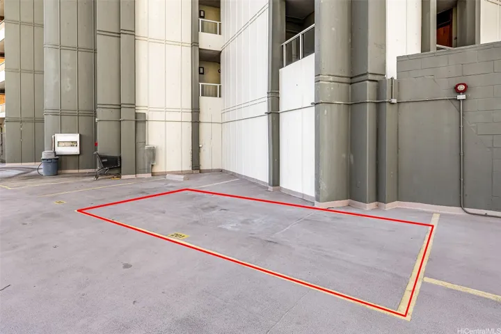 Rare second assigned parking stall, an exceptional convenience in Waikiki where two parking spots are hard to find.