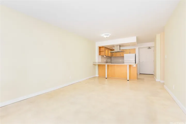 Living Area to Kitchen view