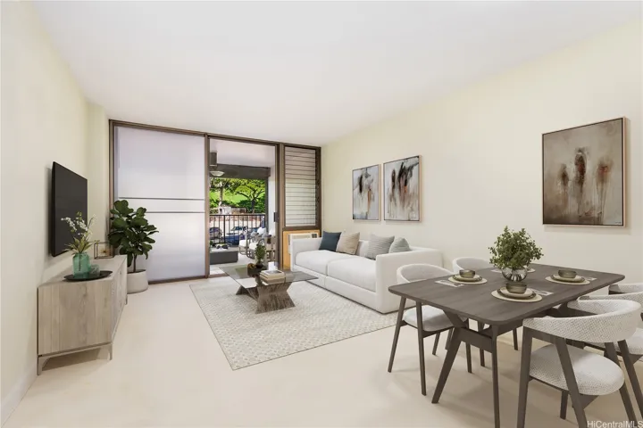 Enhanced Living area to Lanai