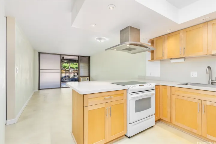 Kitchen and Living Area view