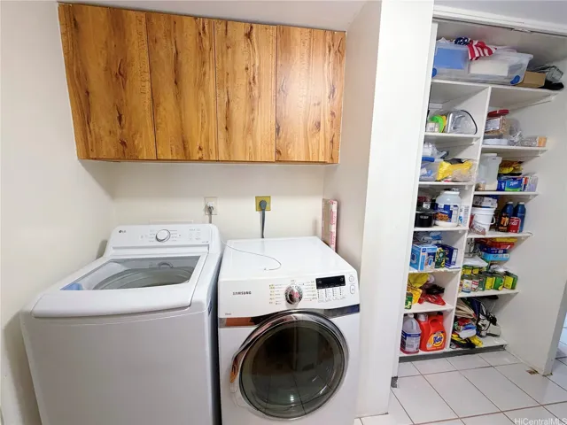 Laundry area