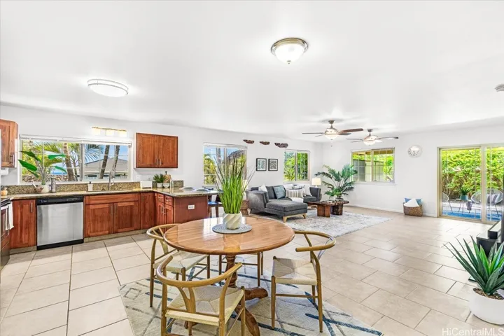 Detached, single-level 3BR/2BA home,1,474 sq ft living area, in a gated community