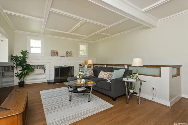Living Room with Fireplace