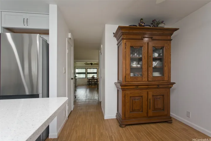 View from dining area thru to living area