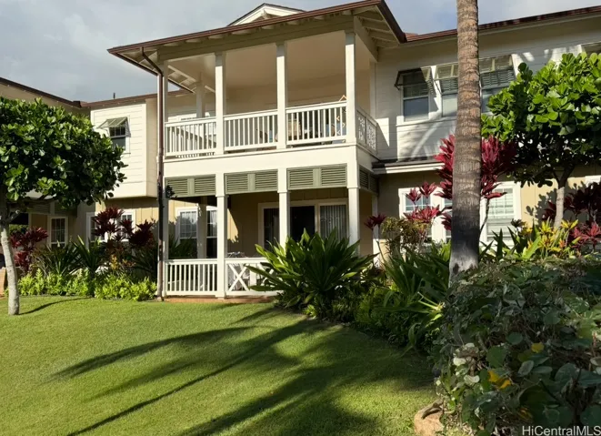 Back lanai is on bottom floor. This is a single level luxury unit. To the right is a secret spa so close to your primary suite.