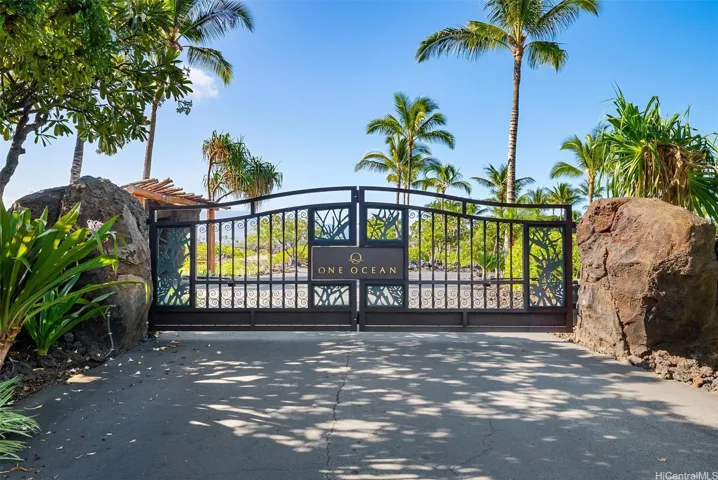 Beautiful gated entrance