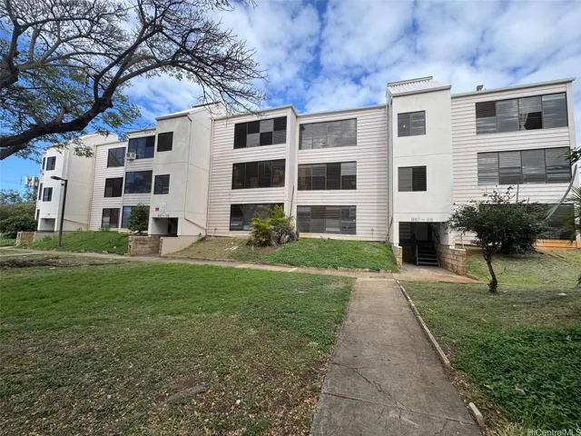 Right hand side of building