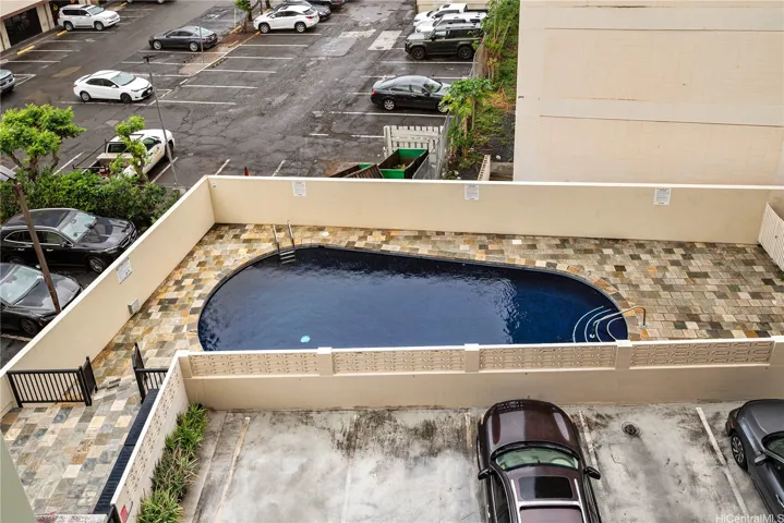Pool on property