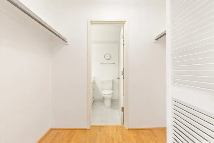 large walk through closet