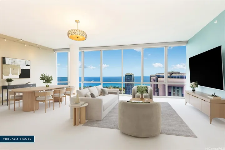STAGED LIVING ROOM
