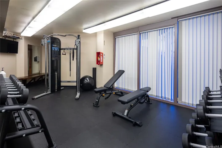 Gym! (this is the cardio room. There is also a free weights and machine room!)