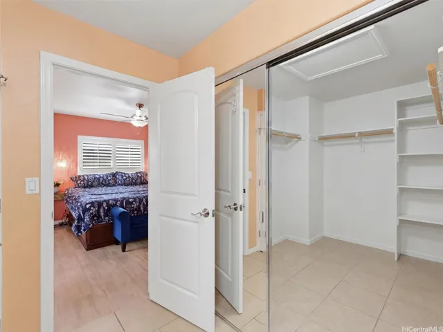 Primary walk in closet