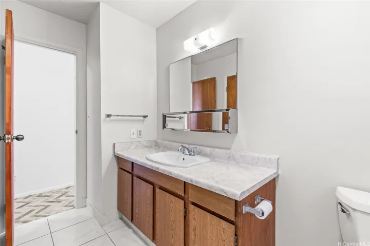 Main bathroom in home