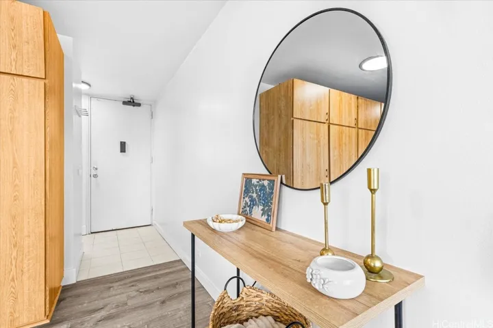 Welcoming entry area.