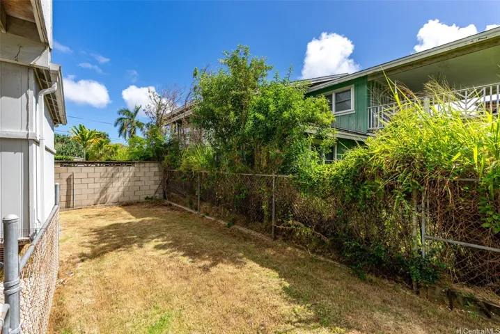 Fenced Backyard