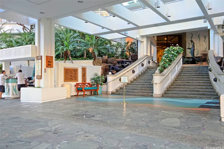 Grand lobby entry