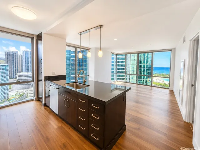 Kitchen and livingroom