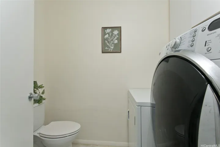 Laundry and half bath downstairs
