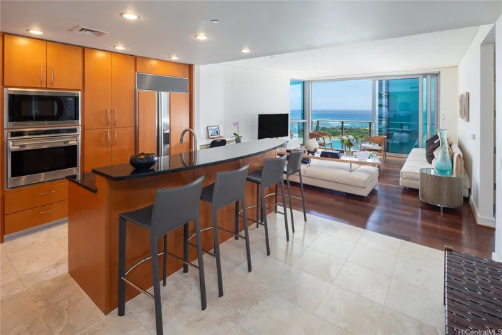 Entry, Kitchen and Living/Dining Area