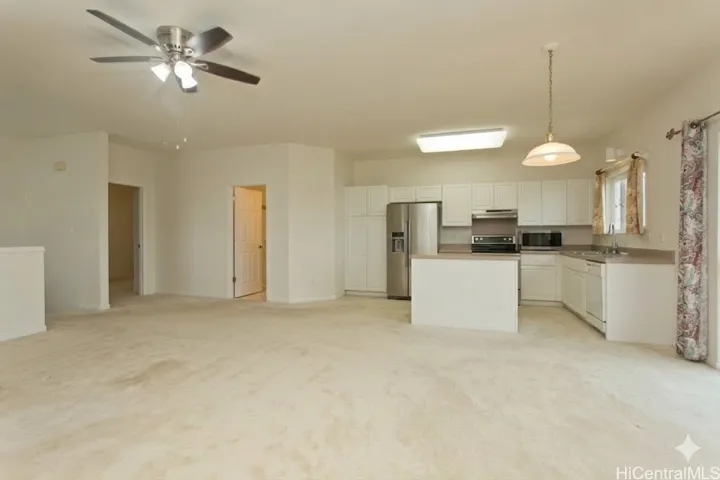 Another angle of the living/dining area.