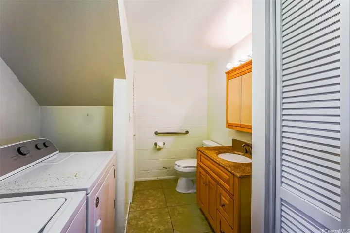 "A" Downstairs Bath and
Laundry