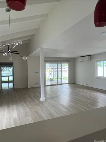 Open space living area.