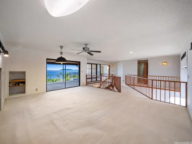This room on the 2nd with stunning ocean views can be used as an office or as a secondary Living Room.