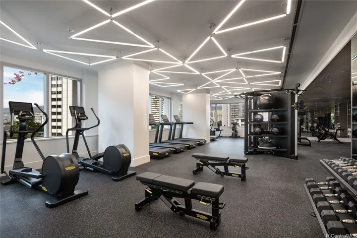 Gym with state of the art equipments