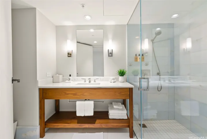 Third bathroom, located convenience of hallway